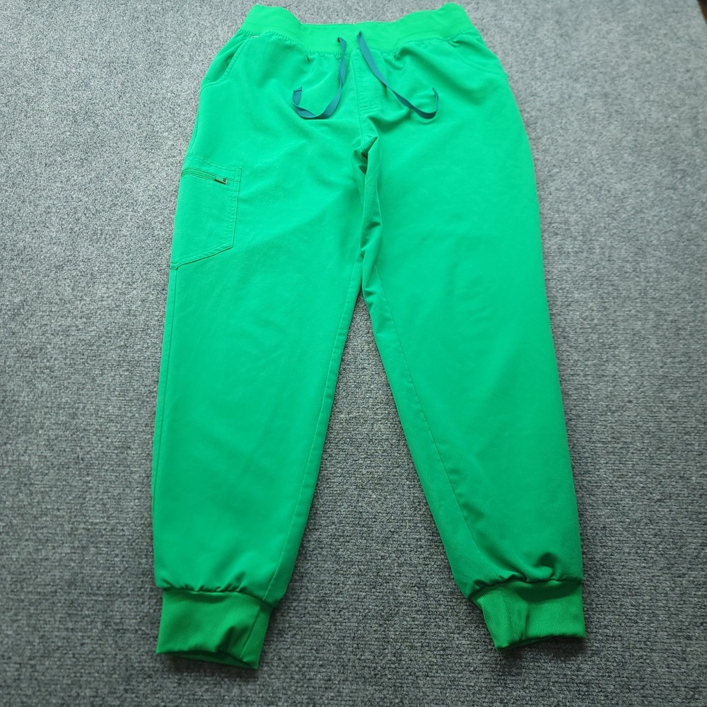 FIGS High Waisted Zamora Jogger Scrub Pants Green HW Zamora 1000207 Womens L